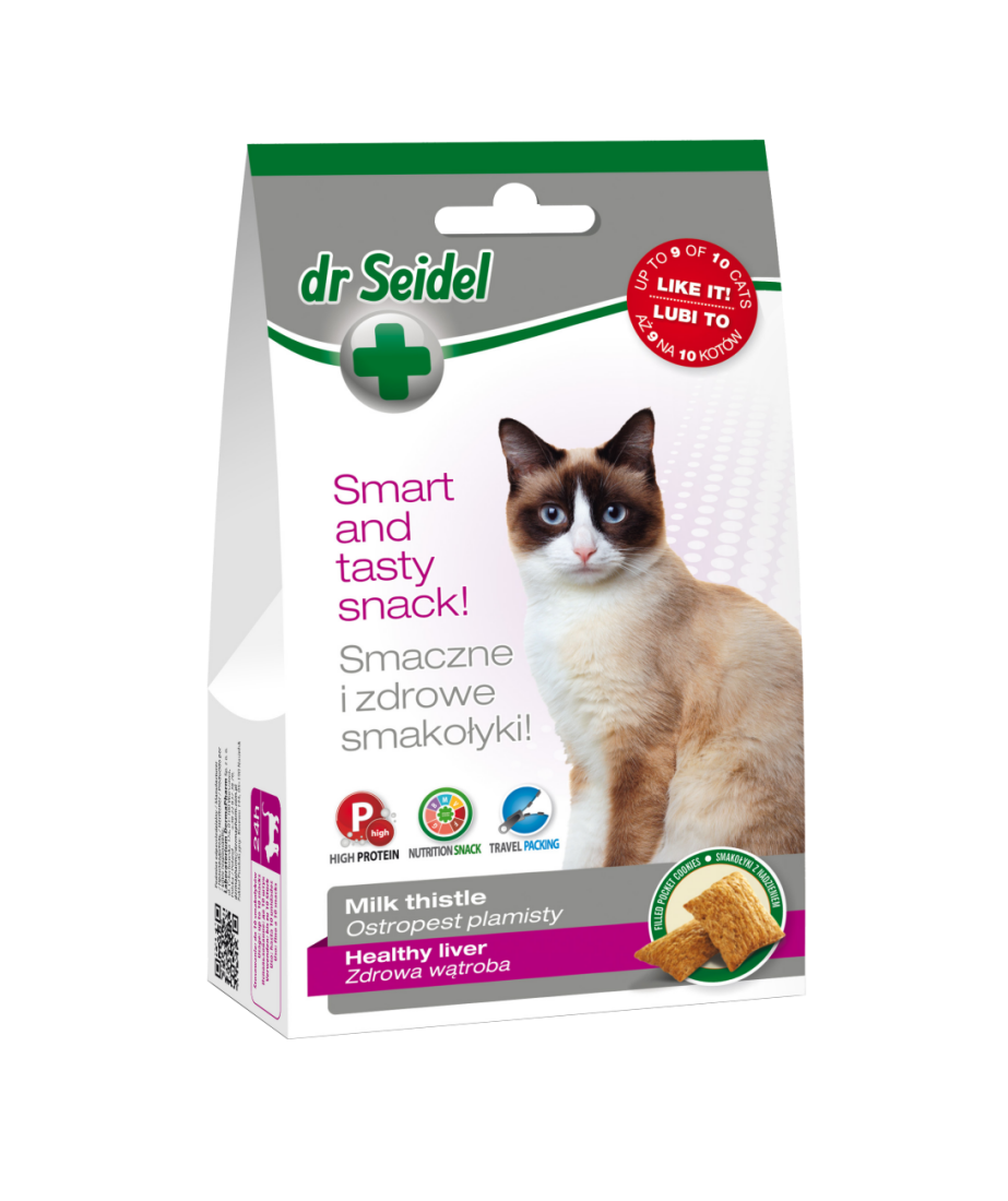 Cat Snack pentru sanatatea ficatului, Dr. Seidel, 50 g