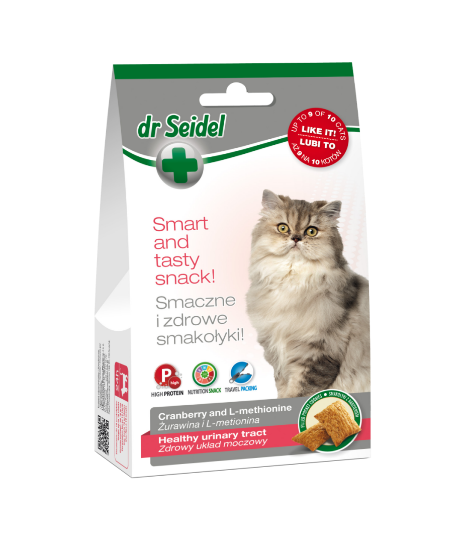 Snack pentru santatea tractului urinar, Dr. Seidel,  pentru pisici, 50 g