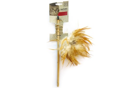 Bagheta Natura Feather M-PETS, 35.5 cm