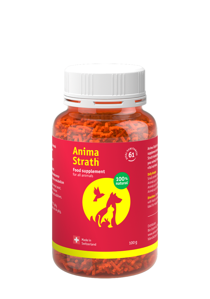 Nutraceutic natural pentru toate animalele Anima-Strath, Granule, 100 g