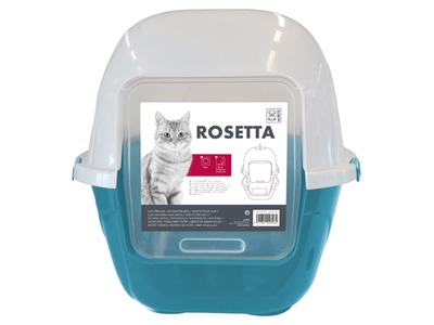 Litiera cu acoperis M-PETS ROSETTA, 50x42,5x44,5 cm
