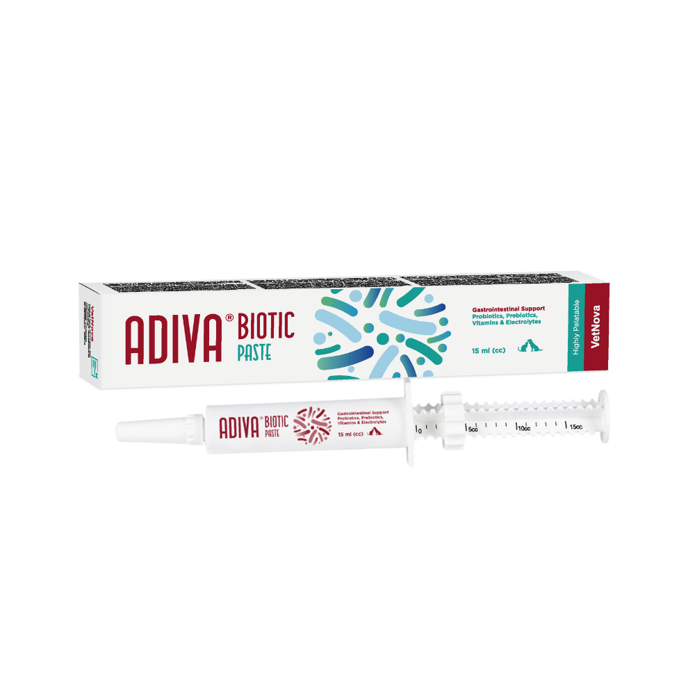 Hrana complementara dietetica, palatabilitate ridicata, ADIVA® Biotic Pasta, VetNova, 15 ml