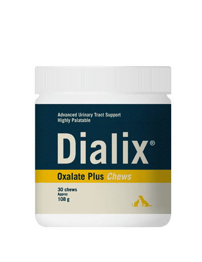 Supliment dietetic pentru gestionarea urolitilor de oxalat, cistina si urati, Dialix Oxalate Plus, Vetnova, 30 chews