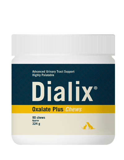 Supliment dietetic pentru gestionarea urolitilor de oxalat, cistina si urati, Dialix Oxalate Plus, Vetnova, 90 Chews
