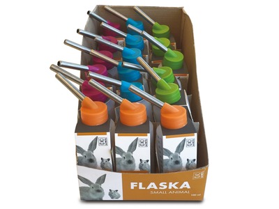 Display FLASKA SMALL ANIMALS M-PETS, 100ml, 18 buc.