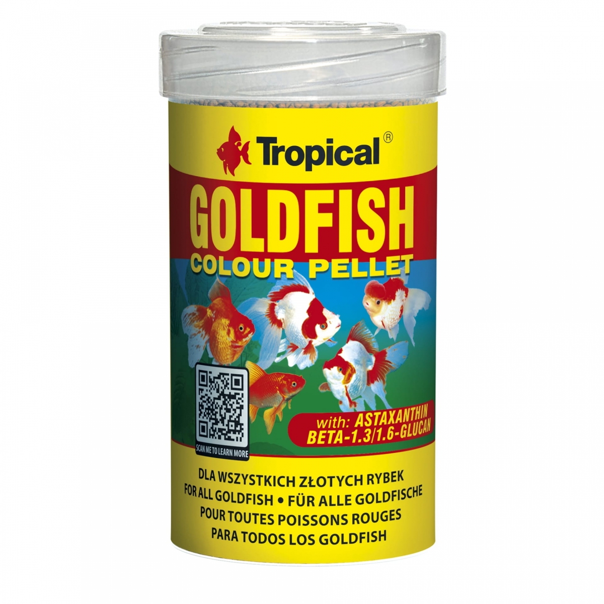 GOLDFISH COLOUR PELLET  Tropical Fish, 100ml/ 36g