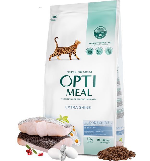 Hrana uscata pentru pisici adulte, Super Premium OPTIMEAL DRY FOOD, cod, 10kg