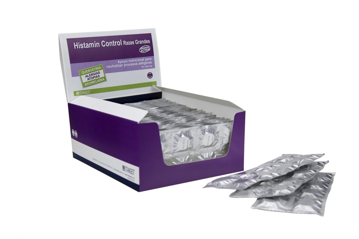 Ajutor în procesele alergice, Histamin LARGE BREED Stangest, blister, 8 tablete
