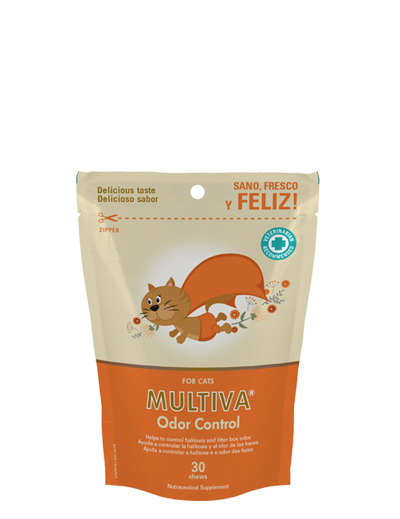 Multivitamine si multiminerale MULTIVA Odor control CAT, VetNova, 30 comprimate
