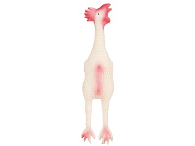 Jucarie din cauciuc moale, forma de gaina, pentru caini, ANASTASIA M-PETS 32x7x6 cm