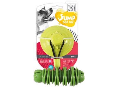 Jucarie din cauciuc pentru caini, STICK M-PETS, cu ventuza