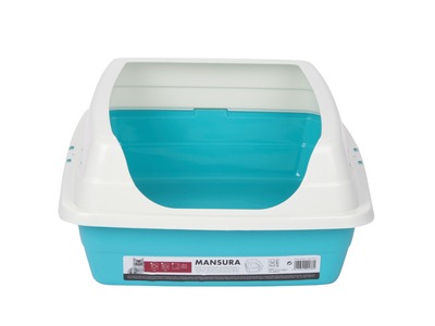 MANSURA- Litiera din plastic cu margine de protectie 49x39x18 cm