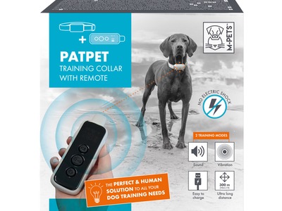 Zgarda de educare cu sistem remote impotriva latratului PATPET M-PETS