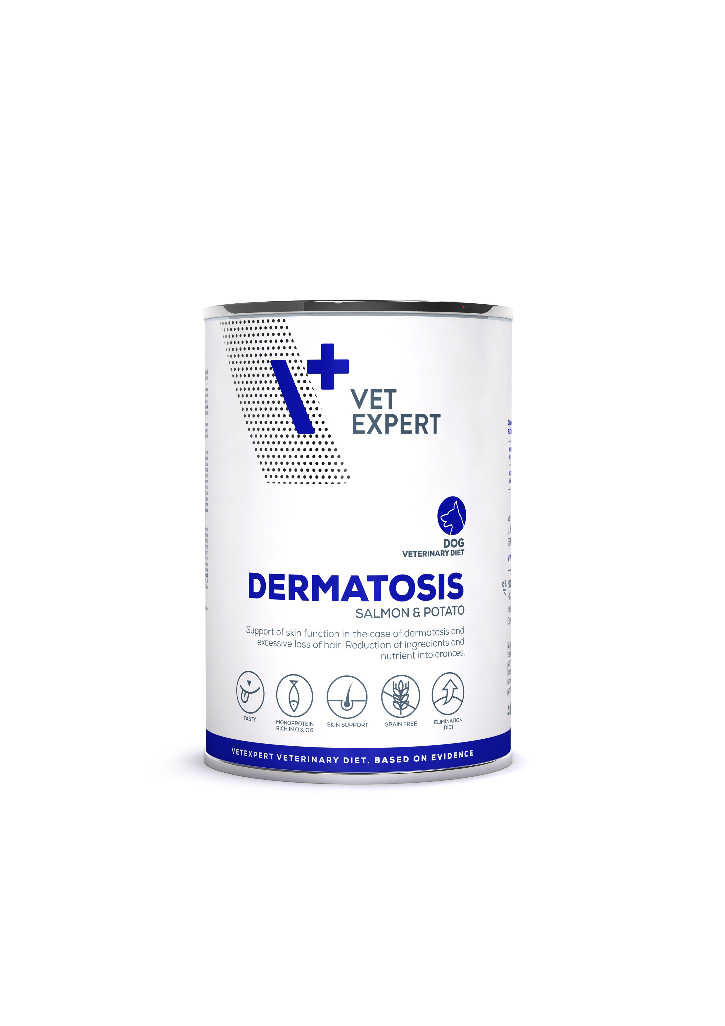 Dieta umeda DERMATOSIS DOG, Vet, Expert, 4T,  somon si cartofi, 400 gr