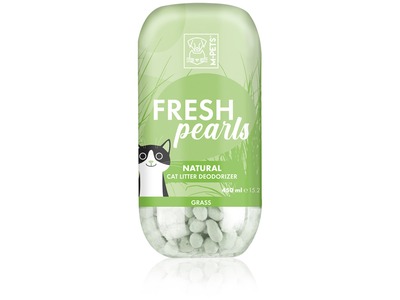 Perle odorizante pentru litiera, iarba, M-PETS, 450ml