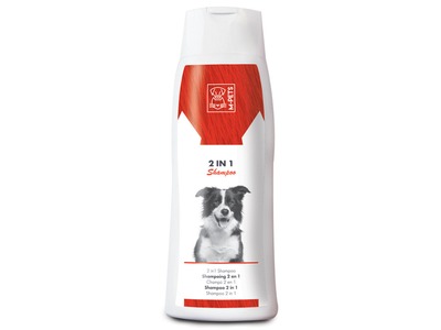 Sampon pentru caini 2 in 1, sampon si balsam, M-PET,  250ml
