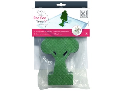 Covorase absorbante pentru caini, cu copacel pop-up, TREE M-PETS, 12,6 x 24,5 cm
