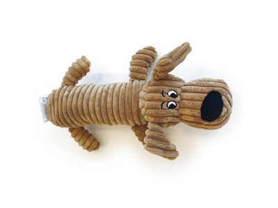 Jucarie din plus, CHARLY Squeaker M-PETS, maro, 32x17x9 cm