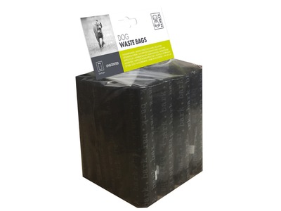 Saci menajeri pentru caini, negru, set  32 x 15 buc