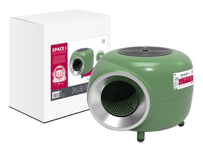 Litiera pisici SPACE I  - verde
